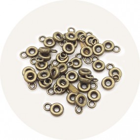 Agatatoare charm bronz 2x8mm (10buc)