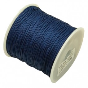 Snur nylon 0,8mm interior guta rigida rola 100m bleumarin