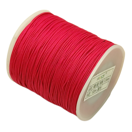 Snur nylon 0,8mm interior guta rigida rola 100m fucsia