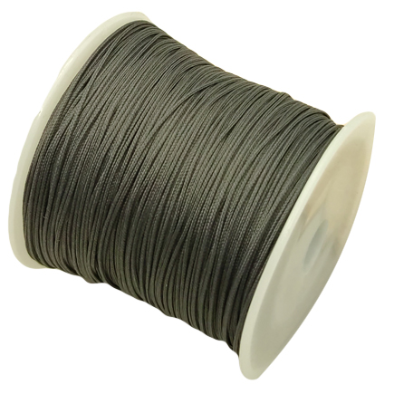 Snur nylon 0,8mm interior guta rigida rola 100m gri inchis