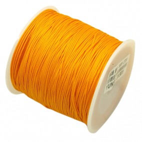 Snur nylon 0,8mm interior guta rigida rola 100m portocaliu deschis