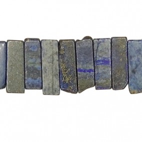 Lapis lazuli chips brut clape pian margele pandantive 35x10x5cm