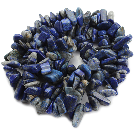 Lapis lazuli chips 5-8mm sirag 90cm