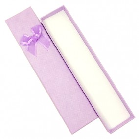 Cutie cadou bratara lavanda funda organza 20x4,5x2,5cm