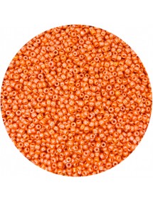 Margele nisip 3mm oranj perlat