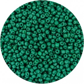 Margele nisip 4mm verde imperial opac