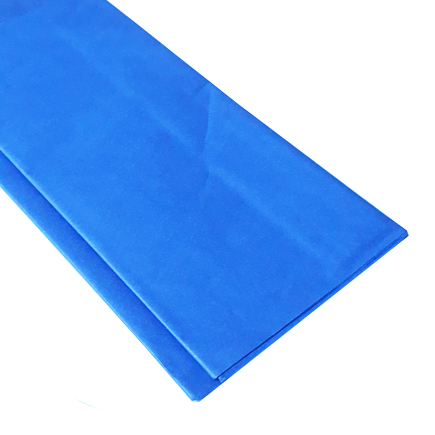 Hartie pentru impachetat tissue paper albastru cyan 65x50cm 10 coli