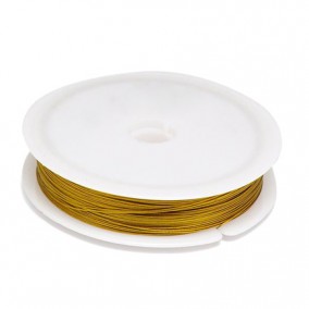 Sarma plastifiata aurie 0,5mm rola 50m