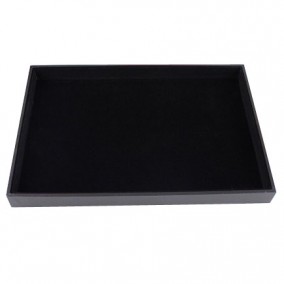 Tava velur negru prezentare bijuterii 35x24x3cm