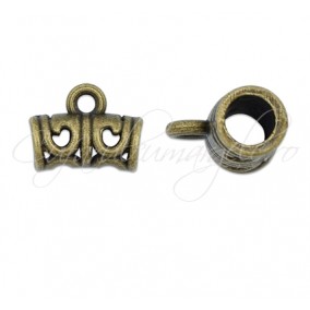 Agatatoare charm bronz 10x12mm