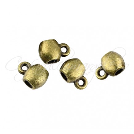 Agatatoare charm bronz 5x9mm