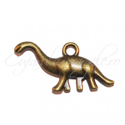 Charm bronz dinozaur 27x14 mm