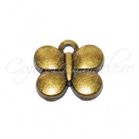 Charm bronz fluture 13x10 mm