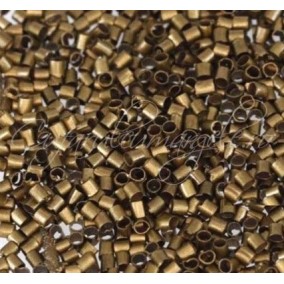 Crimp tub 2x1 mm bronz